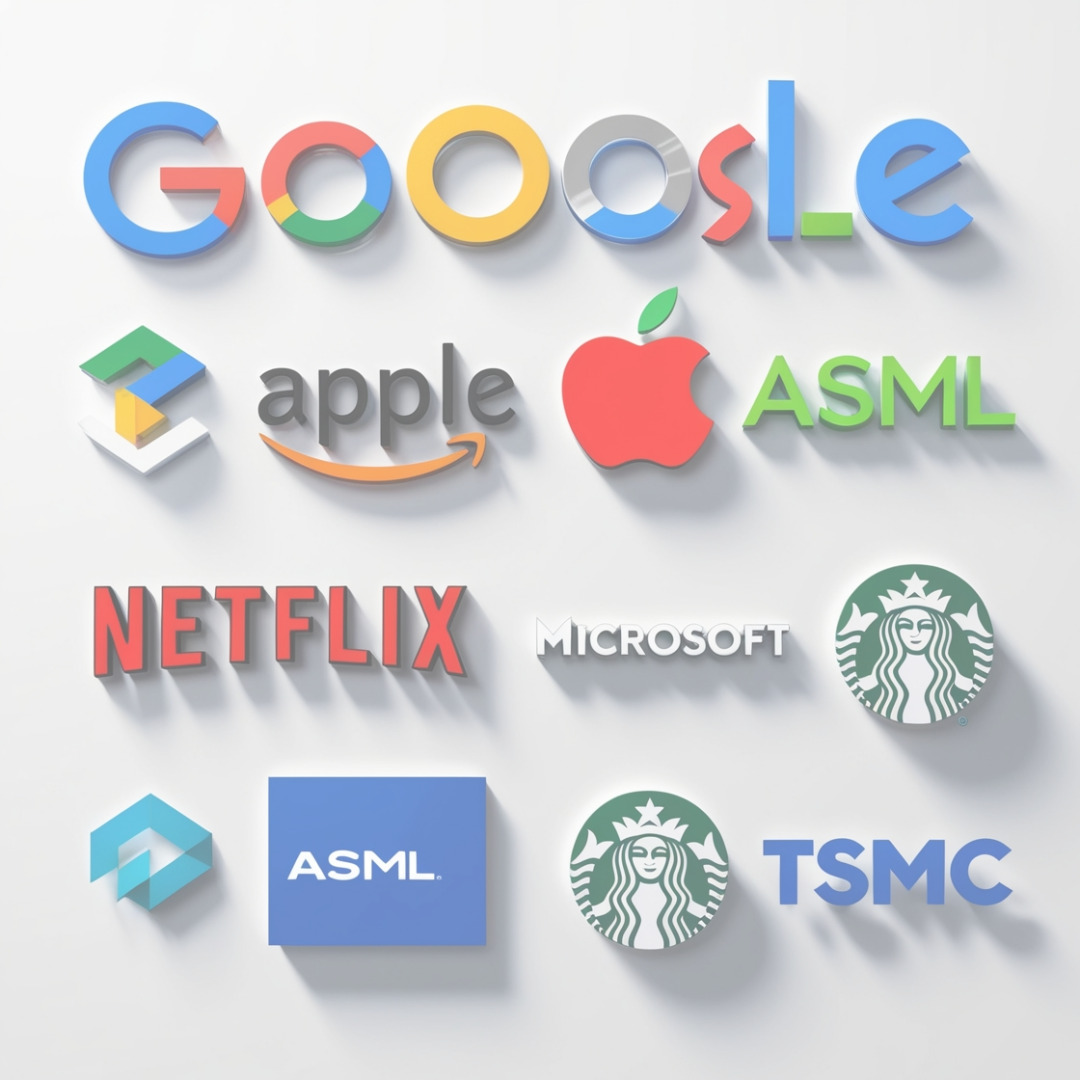 독보적인 최강자 IT 기업들 TOP10 : 시장 점유율과 영향력